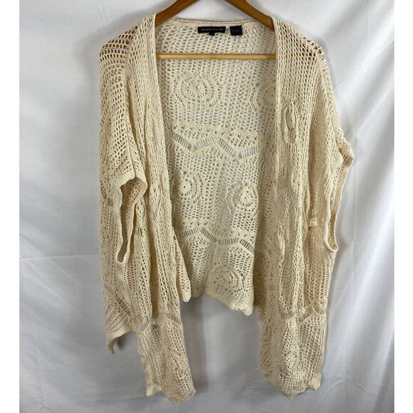 Jeanne Pierre Knit Beach Cotton Cardigan Sweater Small - Picture 1 of 3